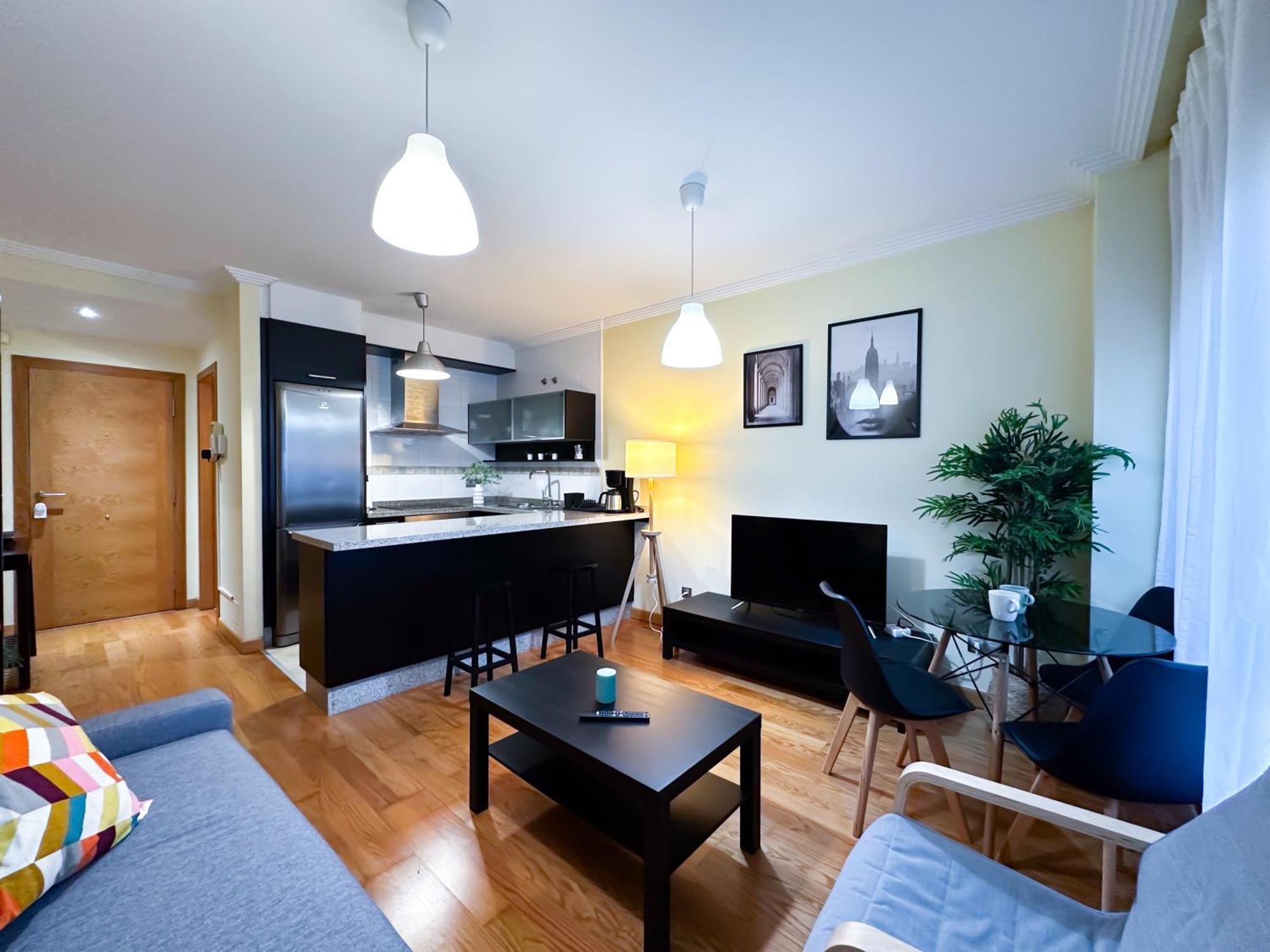 Apartamento Con Garaje, Centrico Y Luminoso Pontevedra Eksteriør bilde
