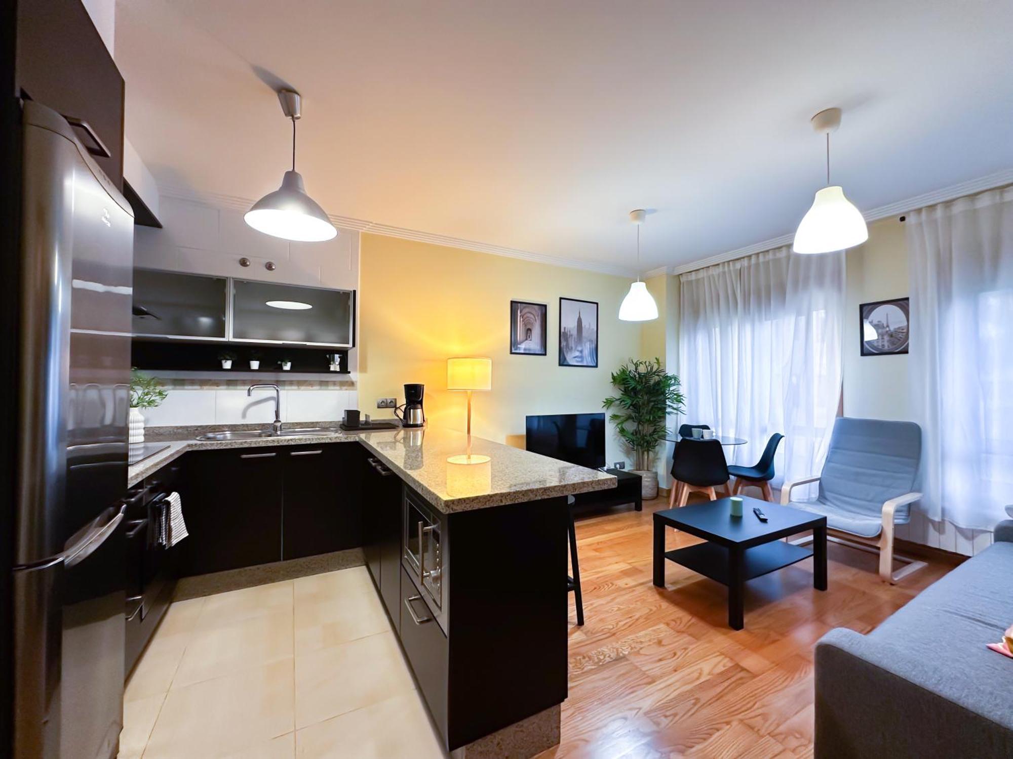 Apartamento Con Garaje, Centrico Y Luminoso Pontevedra Eksteriør bilde